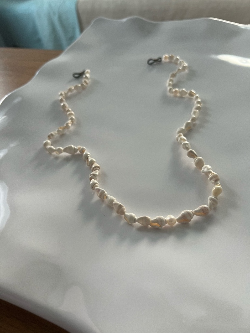 Spiral delicate seashell sunglasses or eyeglasses -- strap/chain
